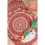 SİMEREV HALI HOME CONSEPT XL Plastik Hasır Halı Katlanabilir Çift Taraflı Plaj Kamp Piknik Balkon Mat Savan Karavan Halısı Kilim