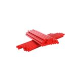 SİMES Sıcak Kırmızı Mum Silikon Yapıştırıcı (11mm x 30cm) – 1 KG Paket