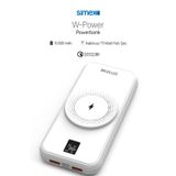 Simex 10.000 mAh Magsafe Powerbank- Dahili Kablolu - 22.5W Hızlı Şarj Dijital Göstergeli S-33