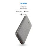 Simex 10.000 mAh Powerbank – Özel Kumaş Kaplama, 20W Hızlı Şarj Powerbank S-37