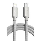 Simex 11 12 13 14 Pro Max Serisi Type-C to Lightning Hızlı Şarj Kablosu, iPhone Şarj Kablosu, Gri, 1 Metre