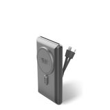 Simex 22.5W Hızlı Şarj 10000mAh MagSafe Powerbank - Dahili Type-C Lightning Kablolu S-38, 058817