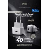 Simex iPhone 17 Pro Max Uyumlu 60W PD Type-C Hızlı Şarj Adaptörü Dynamic Power 40W iPad Air Şarj Başlığı Aleti