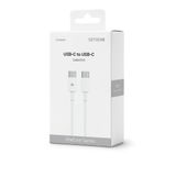 Simex İphone Samsung Xiaomi Uyumlu 60W Type-C To Type-C Hızlı Şarj Kablosu Ce Belgeli 1 Mt -Spk-15 Beyaz