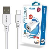 Simex Universal Type-c Sps-03 Optimus 2in1 2400 Mah Beyaz Sarj Seti