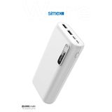Simex Ware 20.000 mAh Dijital Ekranlı Powerbank - Dual Şarj, Type-C & Micro USB, Hızlı Şarj Destekli
