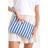 Simfa Premium Kadın 1.Kalite Pamuk Dokuma Astarlı Renkli Clutch Portföy El Çantası