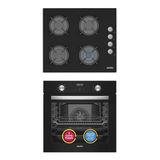 Simfer 0+8 Fonksiyon Qs Dijital Siyah 2'Li Ankastre Set (8208 Fırın + 3500 Ocak)