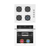 Simfer 10 Fonksiyon Airfry Beyaz 2'Li Ankastre Set (8216 Fırın + 3507 Ocak)