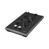 Simfer 3040-N Domino Set Üstü Siyah Cam Ocak 2G Emaye Izgara siyah