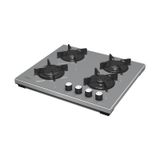 Simfer 3049N Set Üstü Gri Cam Ocak Emaye Izgara 4G gri