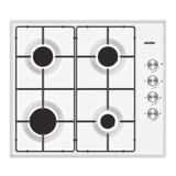 Simfer 3852 60 Cm Set Üstü Beyaz Emaye Ocak, Emaye Izgara 4 Göz