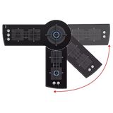 Simfer 3950 Siyah Ankastre Cam Ocak