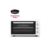 Simfer 4502 Beyaz 45 Lt Turbo Fan Mini/Midi Fırın - 6 Fonksiyon,Yoğurt Yapma, Buz Çözme & İç Aydınlatma