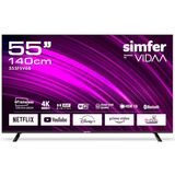 Simfer 55SFSV6B 55 inç 140 Ekran 4K Ultra HD Vidaa LED TV
