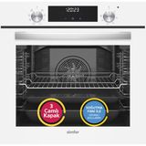 Simfer 8209 Ankastr Qs 9 Fonk Beyaz Cam Power Turbo Dij Saat