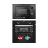 Simfer 8215 0+9 Fonk. Airfry Siyah Cam Ankastre Fırın Dijital + 2320 Siyah 23 Lt Mikrodalga Fırın