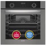 Simfer 8217 0+9 Fonksiyon Airfry Gri Cam Ankastre Fırın