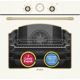 Simfer 8218 Ank. Retro 9 Fonk Bej Cam Power Turbo Analog Saat