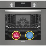 Simfer 8223 0+8 Fonksiyon QS Gri Cam Ankastre Fırın Power Turbo Dijital