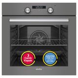Simfer 8225 0+3 Fonksiyon Dijital Gri, Power Turbo Ankastre Fırın