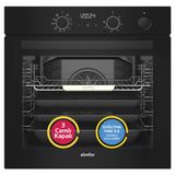 Simfer 8244 0+10 Fonksiyon Steam Master Buharlı Ankastre Fırın Siyah Cam Dijital