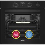 Simfer 8244 11 Fonksiyon Steam Master Ankastre Fırın Siyah Cam Dijital