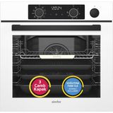 Simfer 8245 0+10 Fonksiyon Steam Master Buharlı Ankastre Fırın Beyaz Cam Dijital