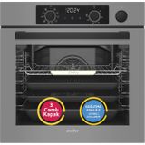 Simfer 8246 11 Fonksiyon Steam Master Ankastre Fırın Gri Cam Dijital