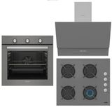 Simfer Diamond 8224 - 3537 - 8715 Gri 3'lü Ankastre Set