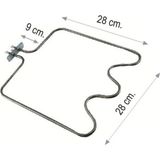 Simfer Fırın Boru Rezistansı Küçük 1200W 220V 6.5 Ebatları 28 cm x 9 cm Yüksek Kalite Malzeme