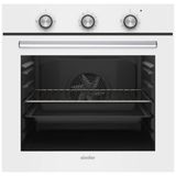 Simfer SB8202 Beyaz Cam Diamond 4 Programlı Power Turbo 60 lt Krem Ankastre Fırın