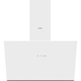 Simfer SD8722 Beyaz 60 cm Eğimli Cam Davlumbaz
