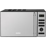 Simfer Sk 4607 23 Lt Kapasiteli Flotal Cam Mikrodalga Fırın 900 W Güçlü Dijital Kontrol Özellikleriyle - Gri
