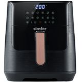 Simfer SK 6704 Air Fry Smart Siyah 8 lt Dijital Fritöz