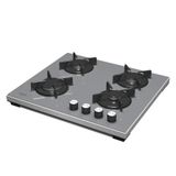 Simfer T3049N Gri 4G Set Üstü Emaye Izgara Cam Ocak