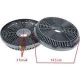 Simfer Uyumlu 8602 Mk Davlumbaz Aspiratör Karbon Filtresi - Adet-Set