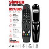 Simfer webos sesli kumanda / airmouse kumanda / sihirli kumanda muadili / Akıllı TV sesli komut kumandası / Mikrofonlu TV kumandası / Smart TV kumanda / Android TV kumanda
