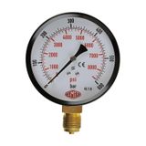Simga Çap Ø100 mm Alttan Bağlantılı Kuru Tip Manometre - 0-315 bar