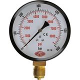 Simga Çap Ø40 mm Alttan Bağlantılı Kuru Tip Manometre - 0-160 bar