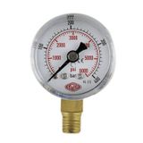 Simga Çap Ø40 mm Alttan Bağlantılı Kuru Tip Manometre - 0-40 bar