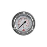 SİMGA Çap Ø52 mm Ön Flanşlı Gliserinli Manometre 0-100 bar