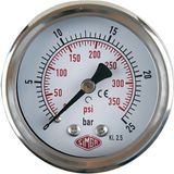 Simga Çap Ø52 mm Pano Tip Kuru Manometre - 0-4 bar
