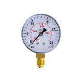 Simga Çap Ø63 mm Alttan Bağlantılı Kuru Tip Manometre - 0-600 bar