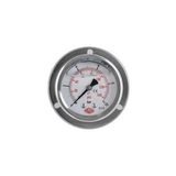 SİMGA Çap Ø63 mm Ön Flanşlı Gliserinli Manometre 0-4 bar