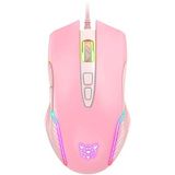 SIMGAL RGB Oyun Faresi Kablolu, RGB Arkadan Aydınlatmalı USB Optik Bilgisayar Faresi, 6 Ayarlanabilir DPI, Windows Vista Linux için 7 Programlanabilir Düğmeli Ergonomik Oyun Dizüstü Bilgisayar Faresi