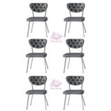 Simge Metal Sandalye Renkli Ayak 6 Lı Set Cafe,Restaurant,Mutfak,Salon,Yemek Odası Sandalyesi Beyaz