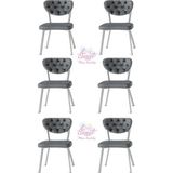Simge Metal Sandalye Renkli Ayak 6 Lı Set Cafe,Restaurant,Mutfak,Salon,Yemek Odası Sandalyesi Siyah