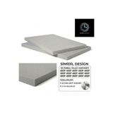 Simidil Design 32 DNS Sert 60X140X2 Yüksek Yoğunluklu 23 Ölçü Seçenekli-Yatak, Koltuk ve Minder Süngerleri