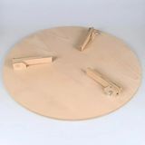 Simidil Design Ahşap Katlanır Yer Sofrası 70 cm - 70 x 70